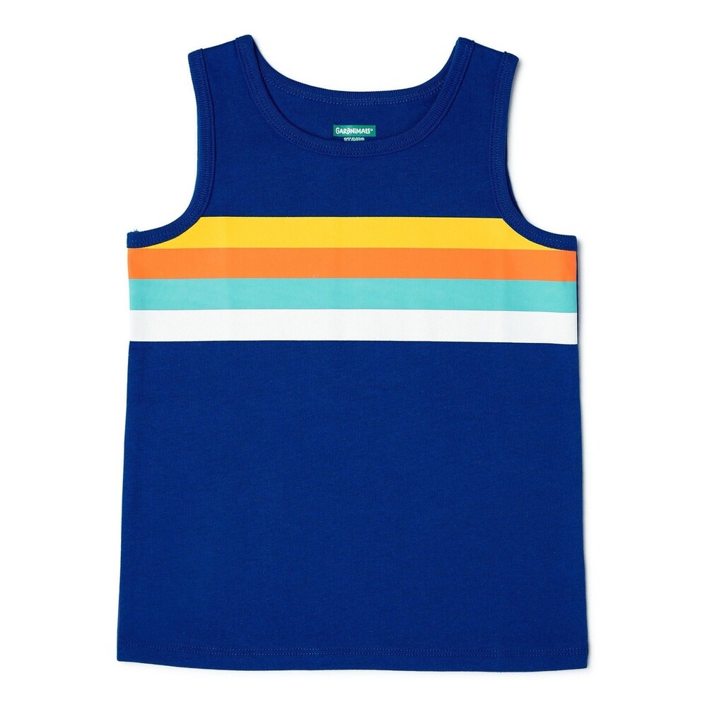 Garanimals Striped Color Block Tank Top Sleeveless Shirt Toddler Boys Size 12M